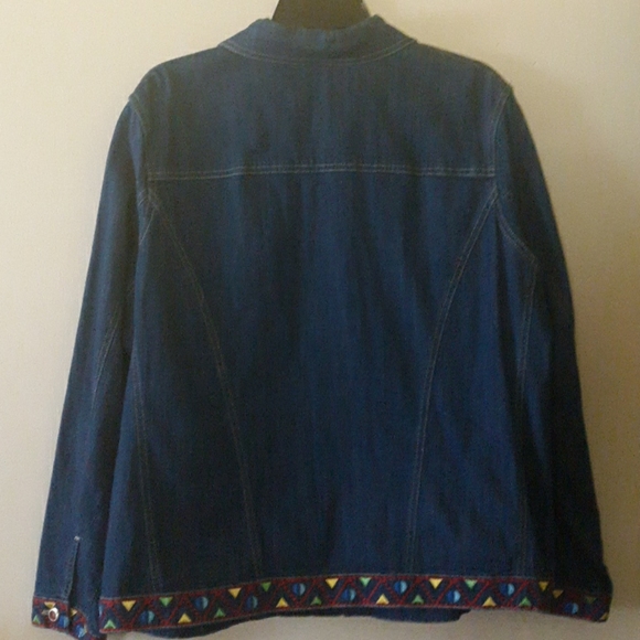 Napa Valley Embroidered Denim Jacket - Picture 2 of 8
